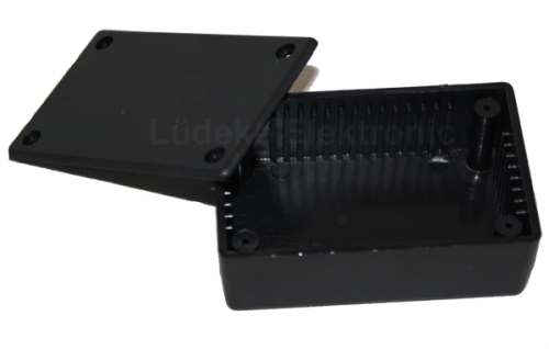 Preview: Gehäuse WCAH2855 85x55x30mm schwarz Velleman