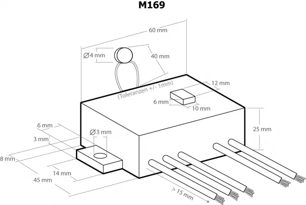 Thermoschalter Temperaturschalter Thermostat 12V= Temperatur Sensor M169 Kemo