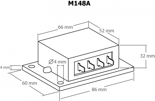 Kemo M148A Batteriewächter 12 V/DC. Schützen von Autobatterien vor  Tiefentladung. Automatisches Einschalten nach Wiederkehr normaler Spannung.  Abschaltspannung einstellbar ca. 10,4 - 13,3 V 