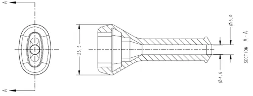 Superseal Dichtungskappe für 3-polig AMP Superseal Verbinder