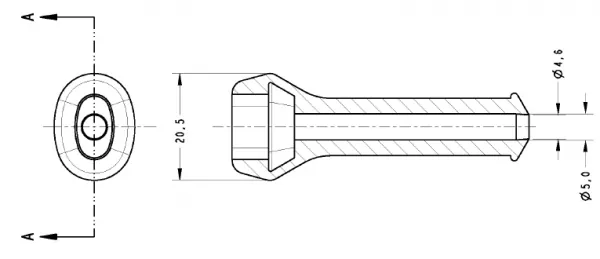 Superseal Dichtungskappe für 2-polig Verbinder