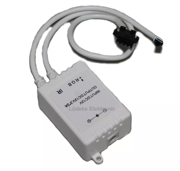 SiTr 206208 LED RGB-Controller mit IR-Fernbedienung mit Effekten und Program D301 