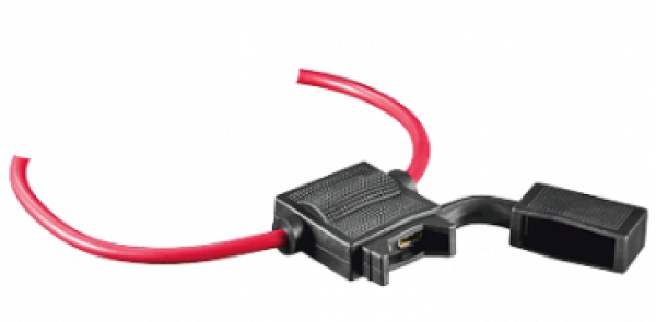 VS 365219 KFZ Flachsteck Sicherungshalter wasserdicht mit 6mm² Kabel A118