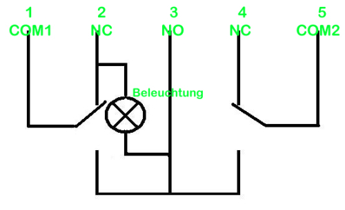 Fensterheberschalter