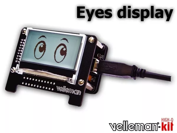 USB LED / LCD Anzeige Message Board K8101 Velleman Bausatz