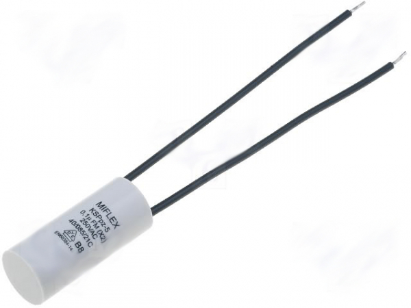 100nF 0,1µF 250V~ X2 für LED X 0146 MIFLEX KSPpz-5  Entstörkondensator 0,1 uF 
