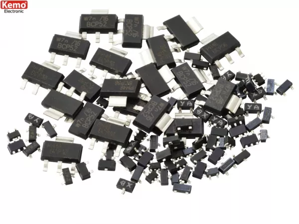 Kemo-Electronic S108 SMD Transistoren Sortiment ca. 100 Stück versch. gemischt S108 K KS108