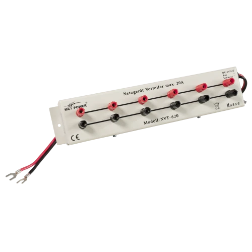 Labornetzgerät Verteilerleiste 6-fach max 20A Netzteil Verteilerblock mit Laborbuchsen