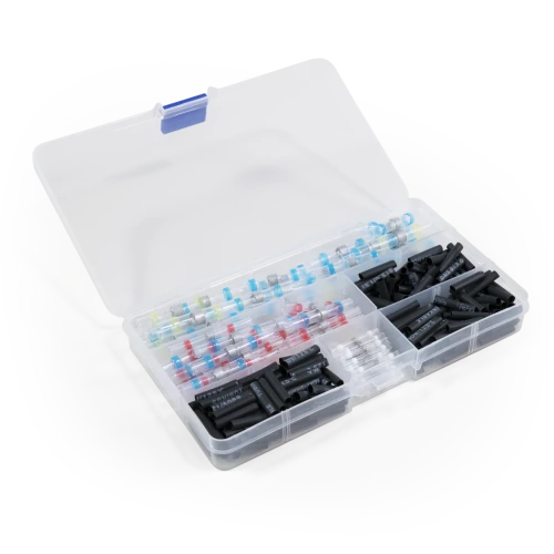 Lötverbinder & Schrumpfschlauch Sortiment 300-teilig in praktischer Sortimentsbox