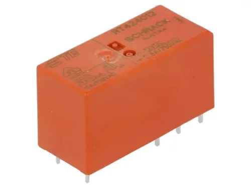 TE connectivity/Schrack Relais 12V DC max 8A/250V AC 2x UM (2x Wechselkontakte) RT424012