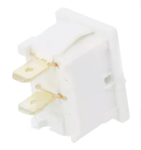 Wippenschalter Wippschalter Weiß 2polig EIN / AUS