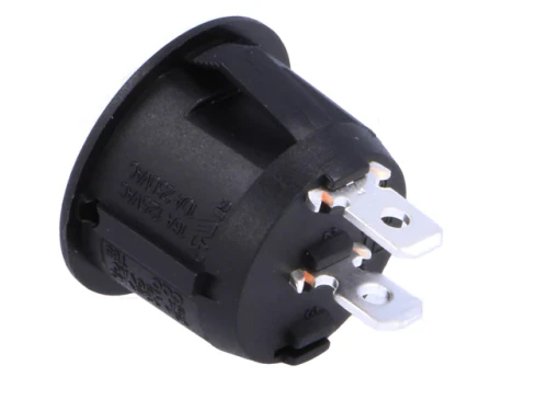 Wippentaster TASTER rund OFF - (ON) mit Symbolik I & O schwarz