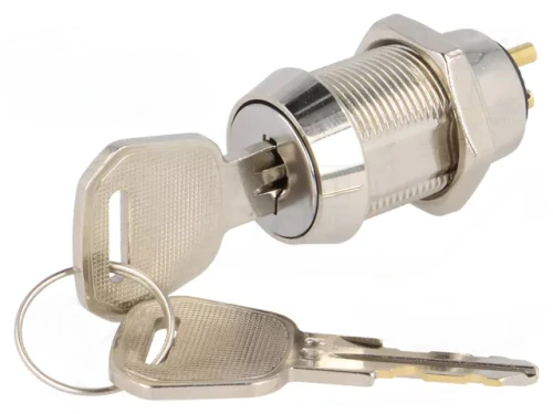 Velleman bausatz KS1 Schlüsselschalter 1 polig Einbau EIN / AUS max 250V~ 2A KS1 ET146