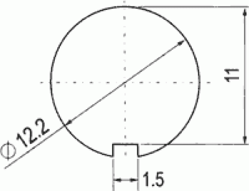 Leistungs Kippschalter schwarz mit Mittelstellung EIN-AUS-EIN R13-416