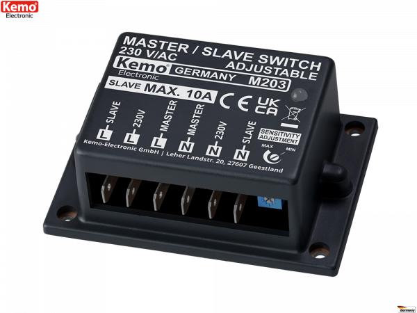 Master Slave Schaltmodul 230V AC max 16A Schaltleistung regelbar M203 Kemo