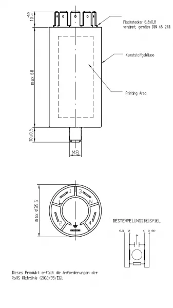 Entstörkondensator Entstörfilter Kondensator Miflex FP-250/16 X1 Y2