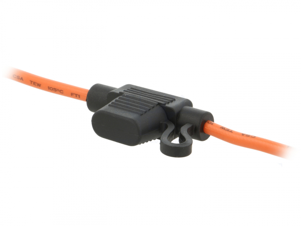 Sicherungshalter für Flachstecksicherungen Mini, mit Kabel 15A / 1,5mm²  1Stk. - Sicherungen - Elektrik - Werkzeug - Zubehör 