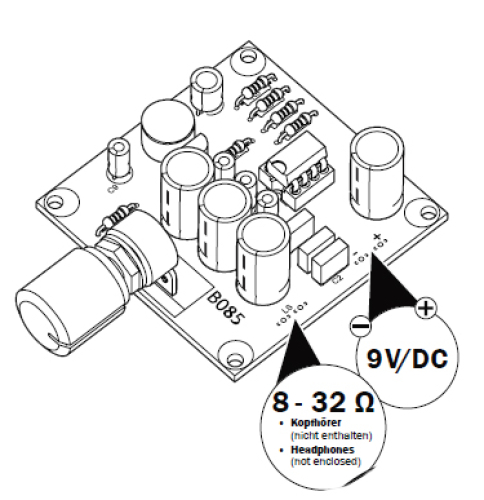 Parabol Mikrofon 9V Kemo Bausatz B085