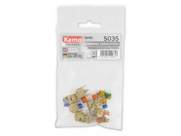 Kemo-Electronic S035 Trimmkondensatoren Keramik Sortiment 20 Stck. Kemo S035 KS035