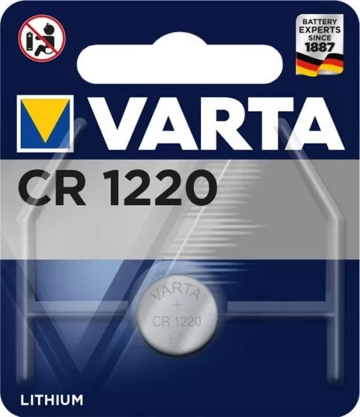 Varta Lithium Knopfzelle CR1220 3V 35mAh 6220