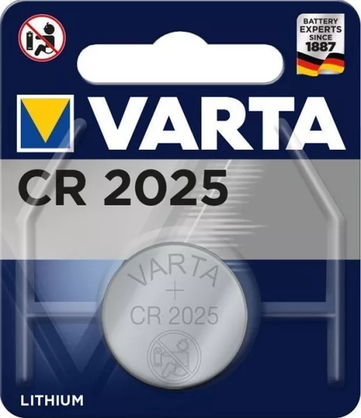 VARTA 6025 Varta Lithium Knopfzelle CR2025 3V 170mAh 6025 H310