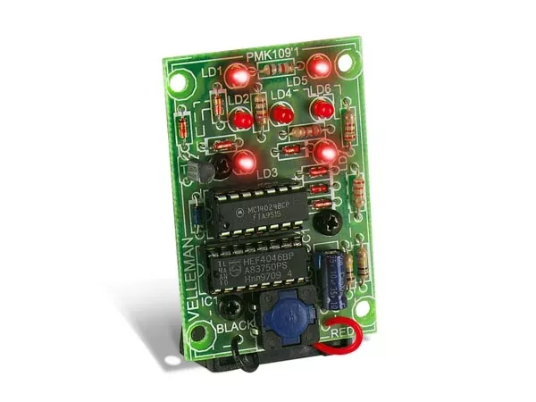 Velleman Elektronik Bausatz MK109 Elektronischer LED Würfel 9V MK109 VMK109