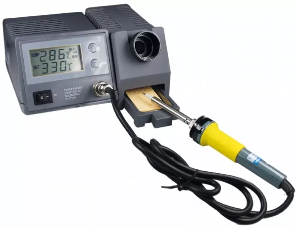 Digitale Lötstation Digi-931 regelbar 150-450°C mit Schwamm und Lötkolbenständer