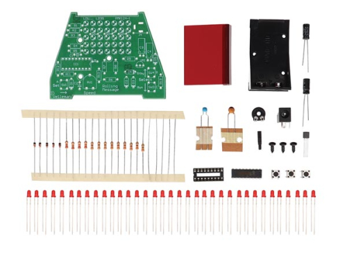 Laufschrift mit 35 LEDs 9V - 12V MK124 Velleman Bausatz WHADDA WSMB124