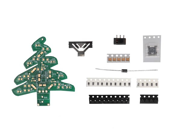 SMD Weihnachtsbaum mit USB Anschluss MK183 Velleman WHADDA WSSA1783 Bausatz