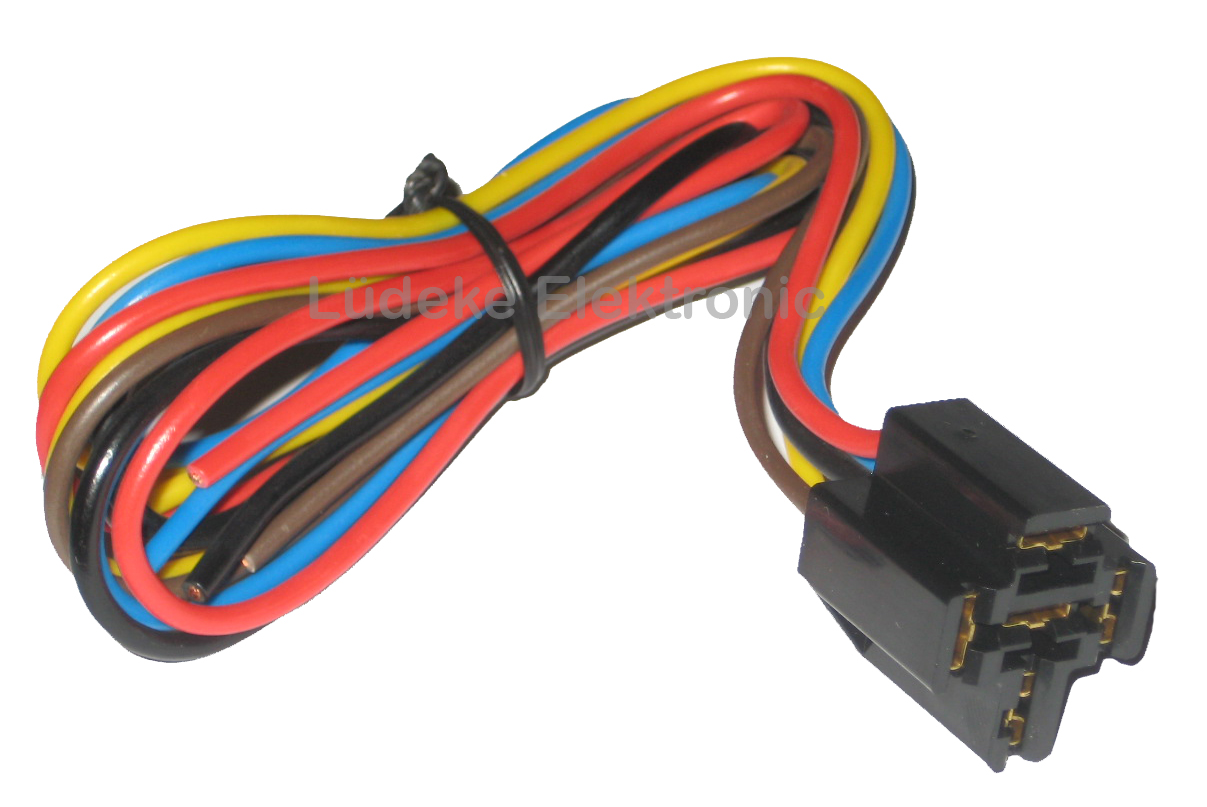 Reparaturteil 40-80 Ampere Relaissockel Halter Basis für Autos KFZ Sharplace Relais Stecker Buchse als Zeigen 5 Pin 