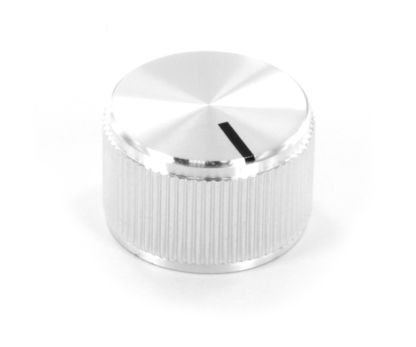 Aluminium-Drehknopf mit Skala 09, 38x15 mm, silber/schwarz online kaufen
