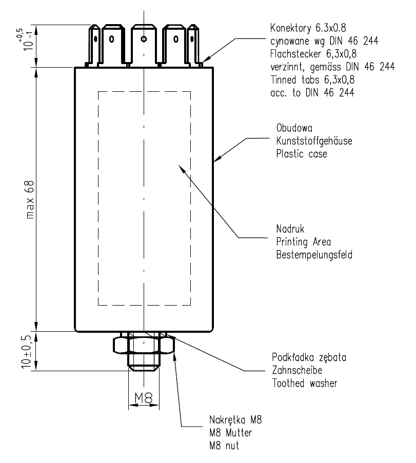 Entstörkondensator Miflex FP-250/16-4N7