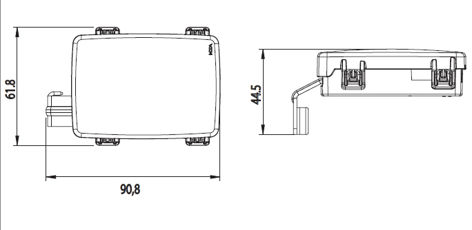 KFZ Sicherungshalter für standard 19mm KFZ Sicherungen Pudenz