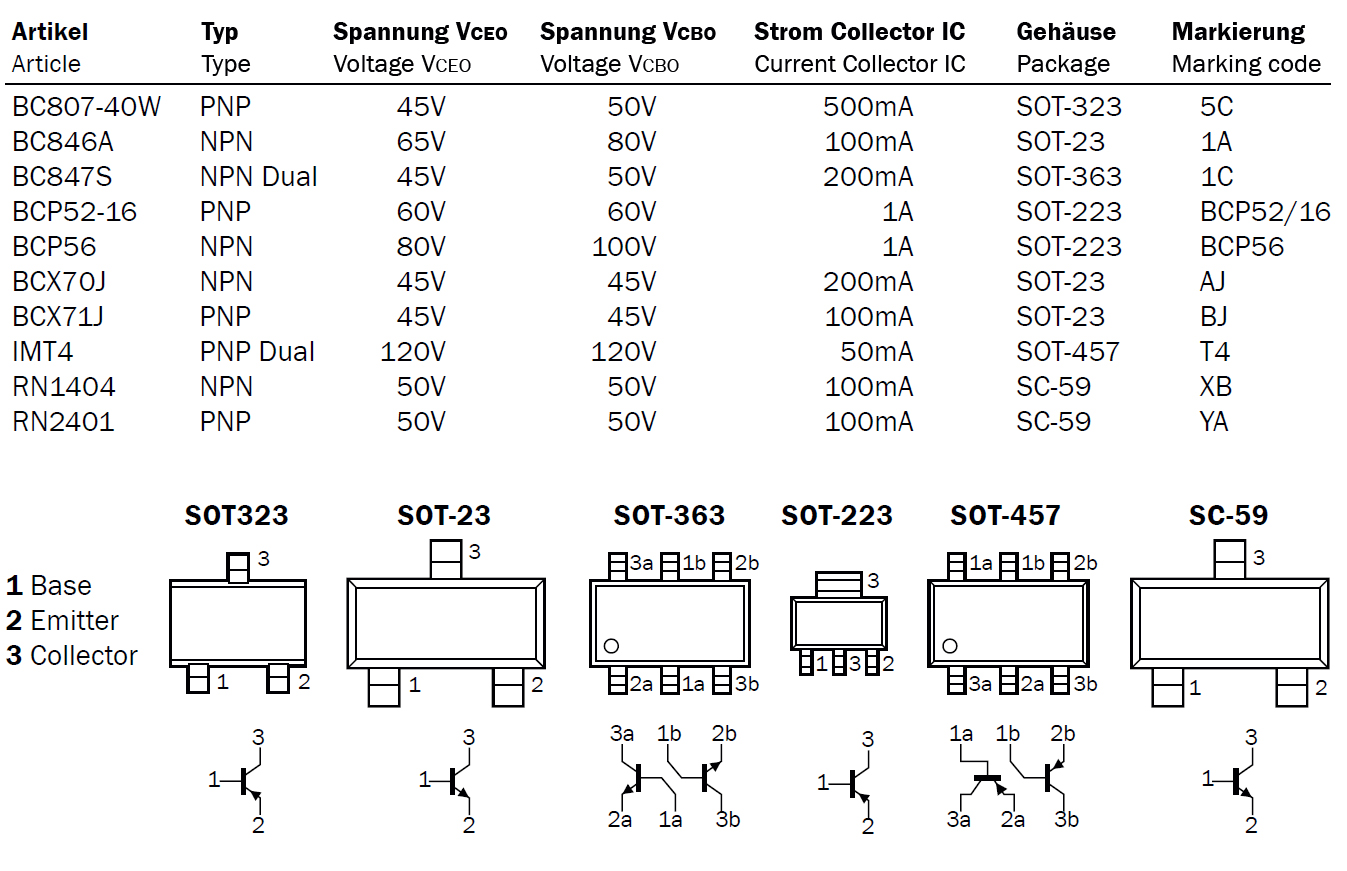 SMD Transistoren ca 100 Stück KEMO S108 