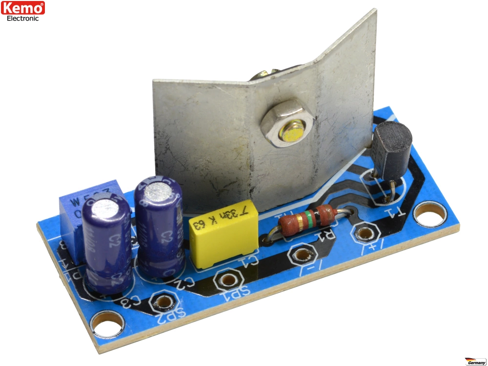 Kemo-Electronic Elektronik Bausatz B015 Nebelhorn 5 W 4,5V - 12V Kemo B015 B015 Kemo-Electronic Elektronik Bausatz B015 Nebelhorn 5 W 4,5V - 12V Kemo B015 B015
