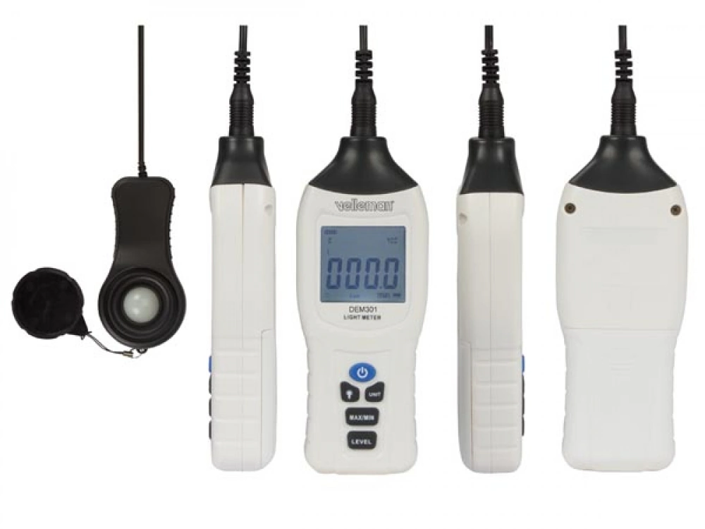 Digitales Luxmeter Helligkeitsmessgerät Lichtmesser DEM301 Velleman Digitales Luxmeter Helligkeitsmessgerät Lichtmesser DEM301 Velleman