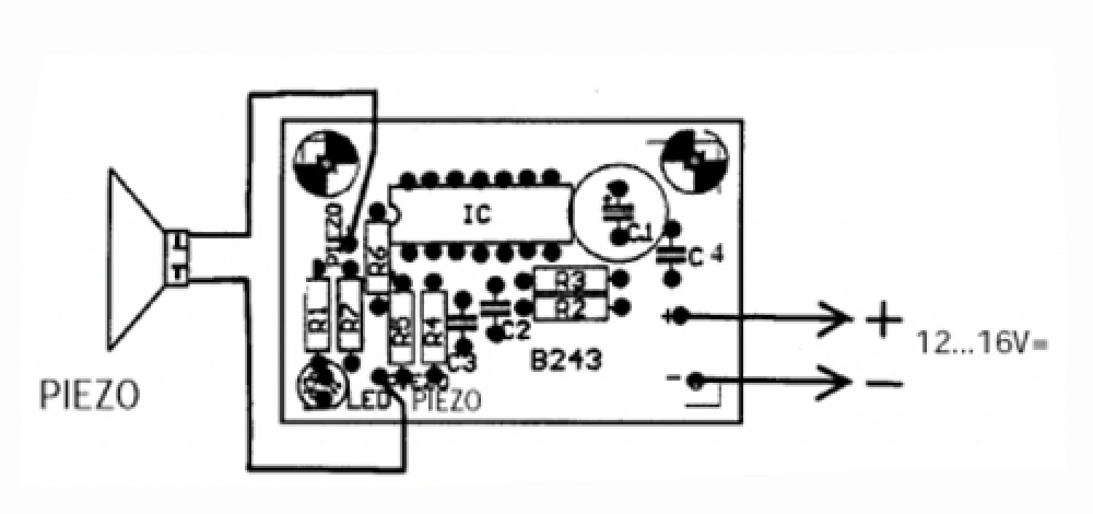 Marderabwehr und Ungezieferscheuche 12 V= B243 Kemo Bausatz Marderabwehr und Ungezieferscheuche 12 V= B243 Kemo Bausatz
