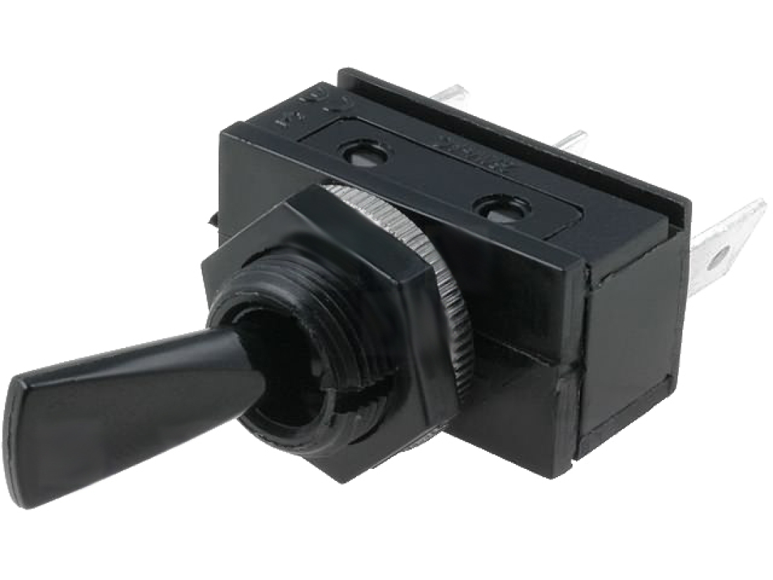 KFZ Schalter Kippschalter EIN / EIN 12V ohne Mittelstellung Lüdeke Elektronic