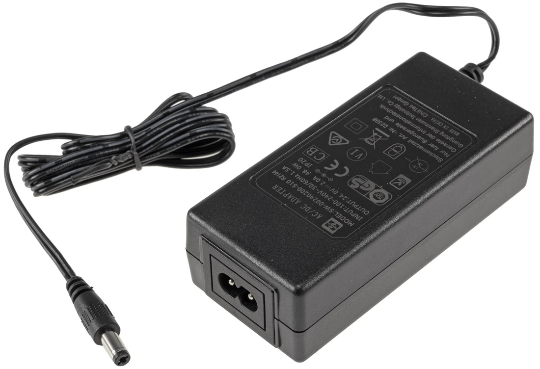 CT 19829 Netzteil 24V DC max 2A (2.000mA) 48Watt Eingang 110V - 240V AC NC008