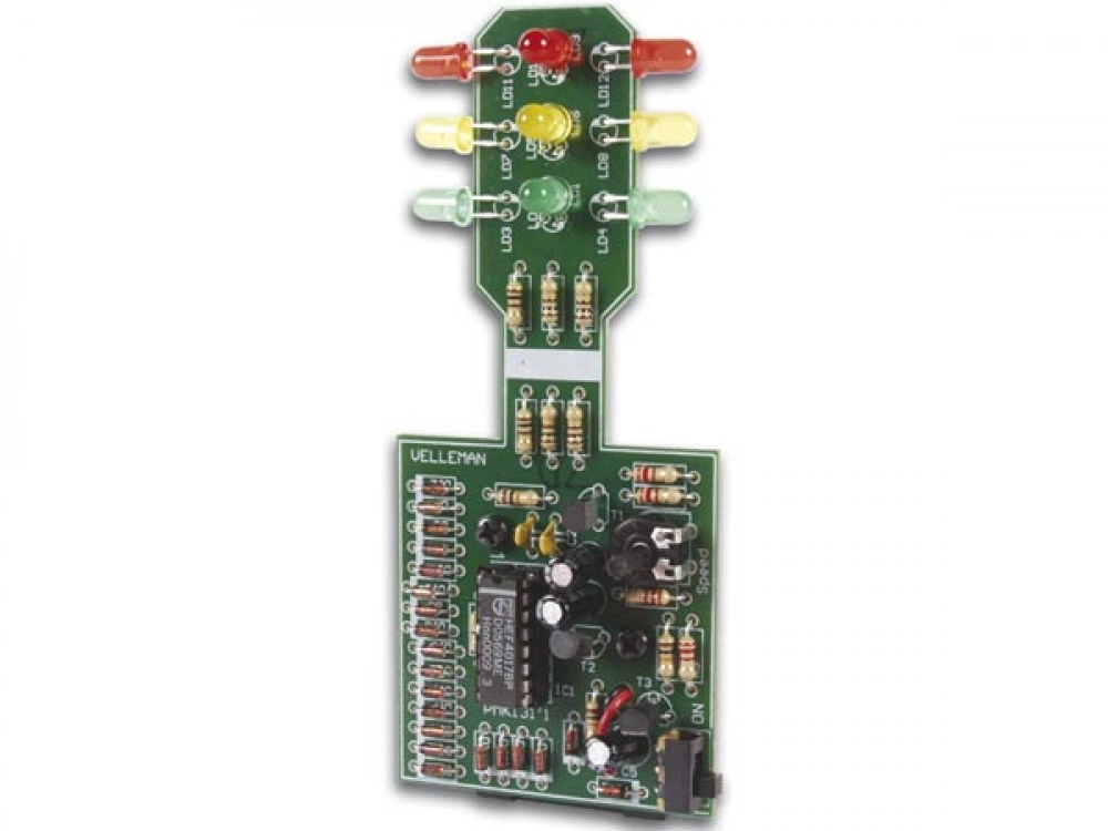 Velleman Elektronik Bausatz MK131 Verkehrsampel LED Ampel 9V Velleman Bausatz MK131 VMK131