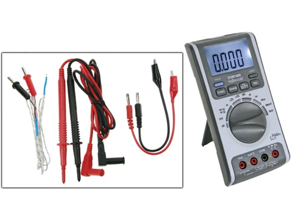 Velleman DVM1400 Digital-Multimeter DVM1400 5-in-1 Umweltmessgerät Velleman W167 Velleman DVM1400 Digital-Multimeter DVM1400 5-in-1 Umweltmessgerät Velleman W167