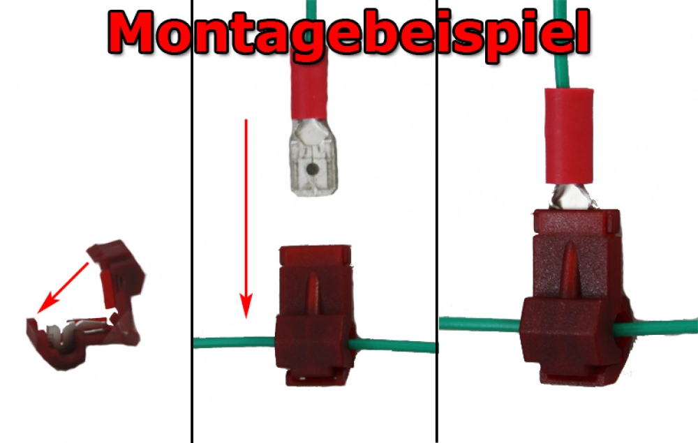 Abzweigverbinder KVA 6 gelb 100 Stück