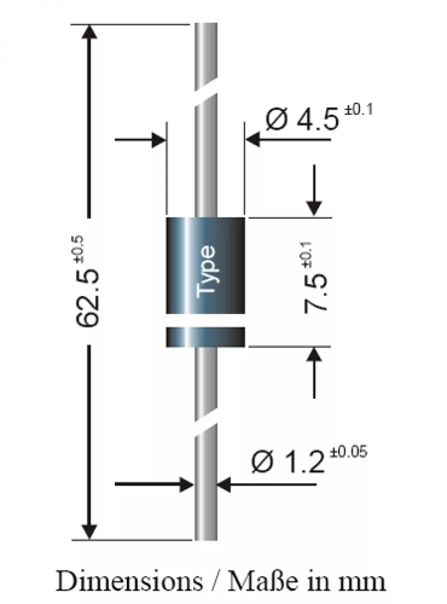 Silizium Gleichrichter Diode BY255