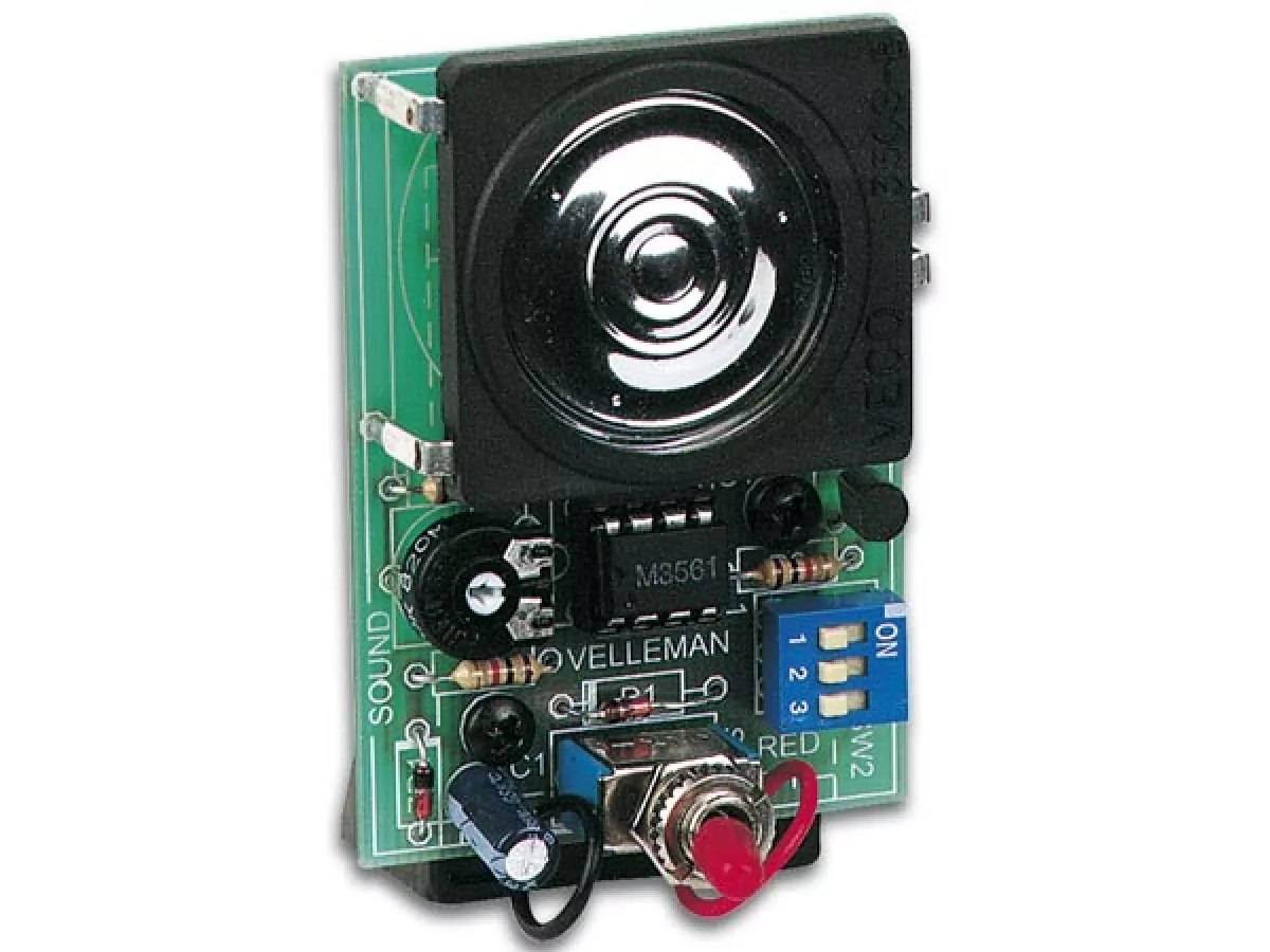 Velleman Elektronik Bausatz MK113 Soundgenerator 4 Melodien/Sirenen 9V MK113 VMK113