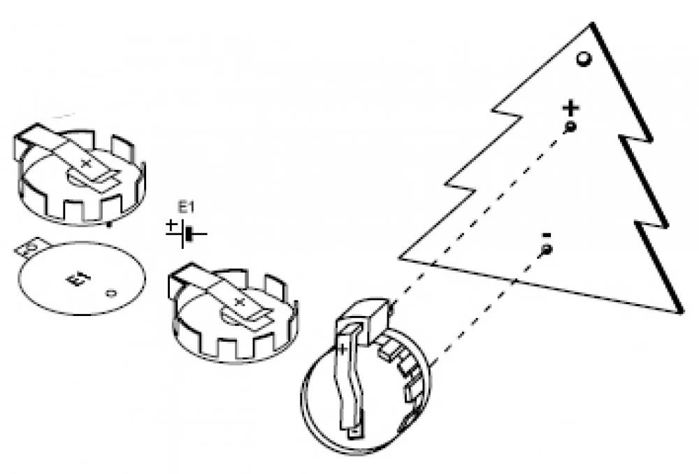 SMD LED Weihnachtsbaum MK142 Velleman Bausatz