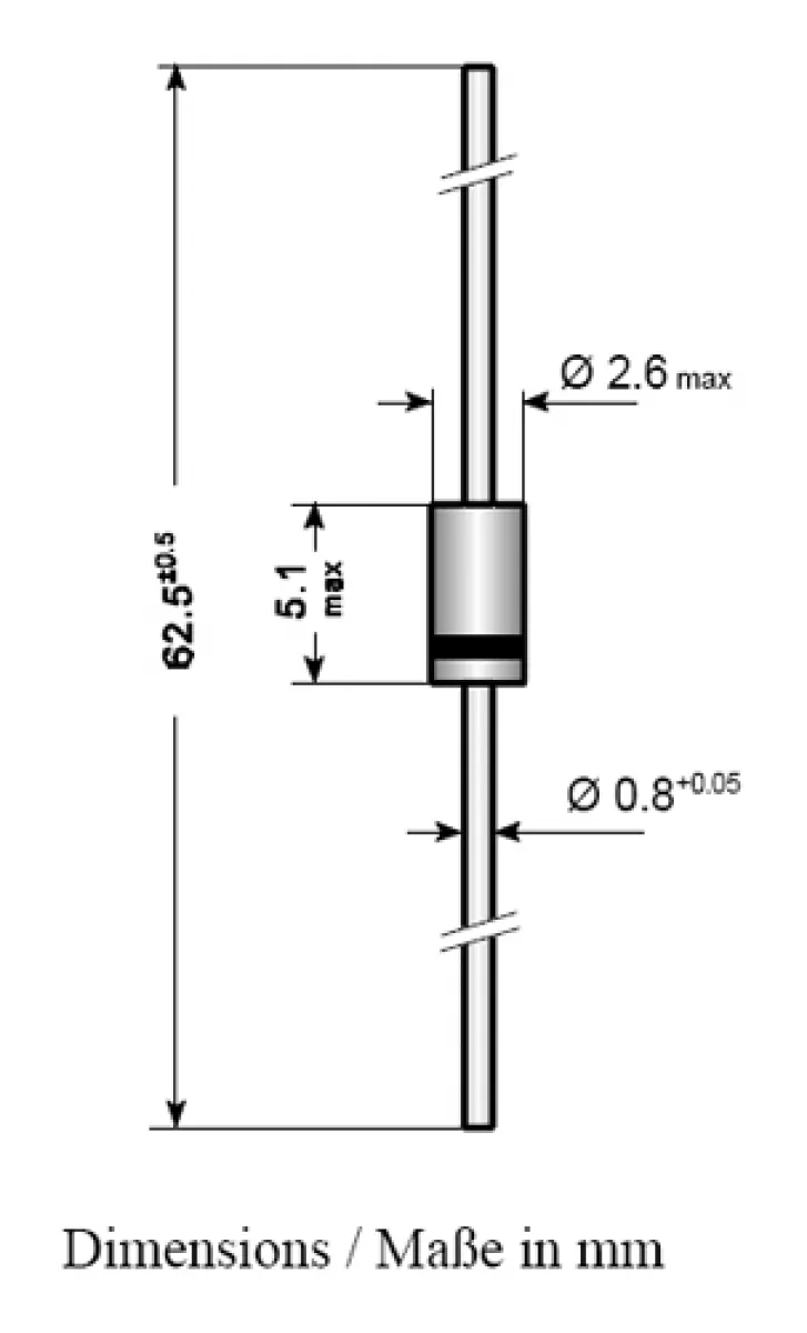 Silizium Gleichrichter Diode 1N4003
