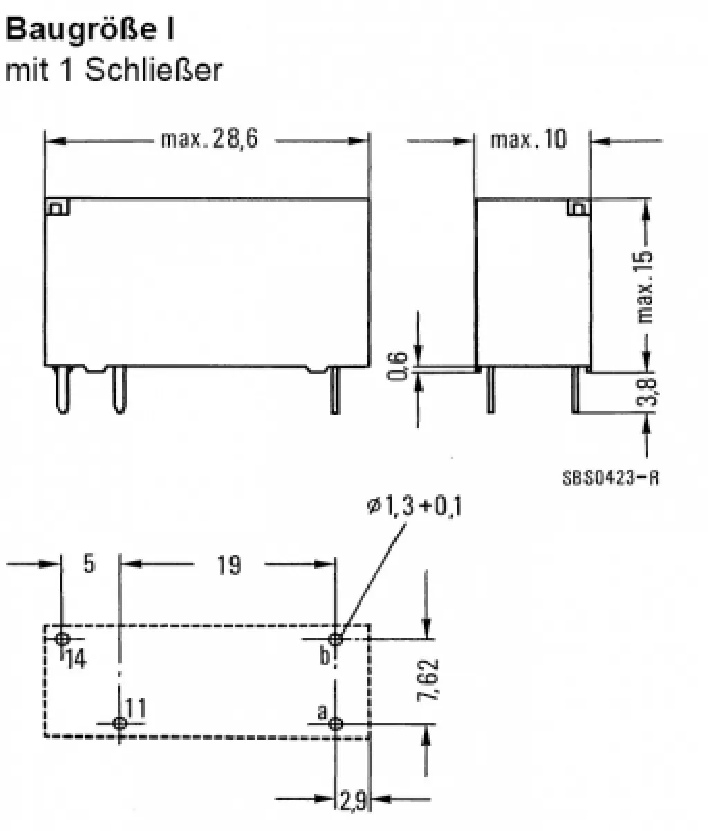 Schrack Relais V23061-A1005-A402 12V DC max 250V max 8A 1x Schliesserkontakt