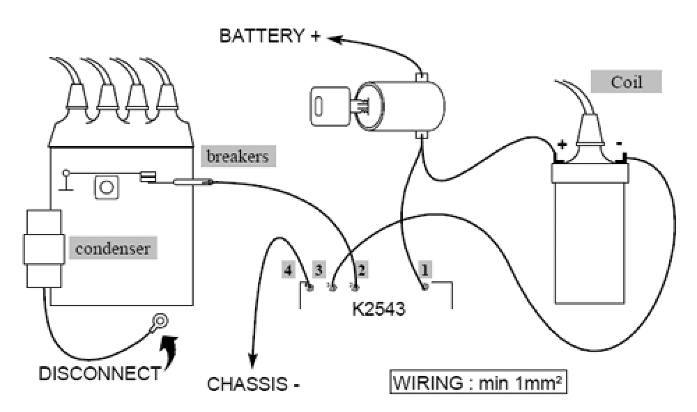 Elektronisches Zündsystem Transistorzündung Elektronik Zündung K2543 Velleman Bausatz WHADDA WSAA2543