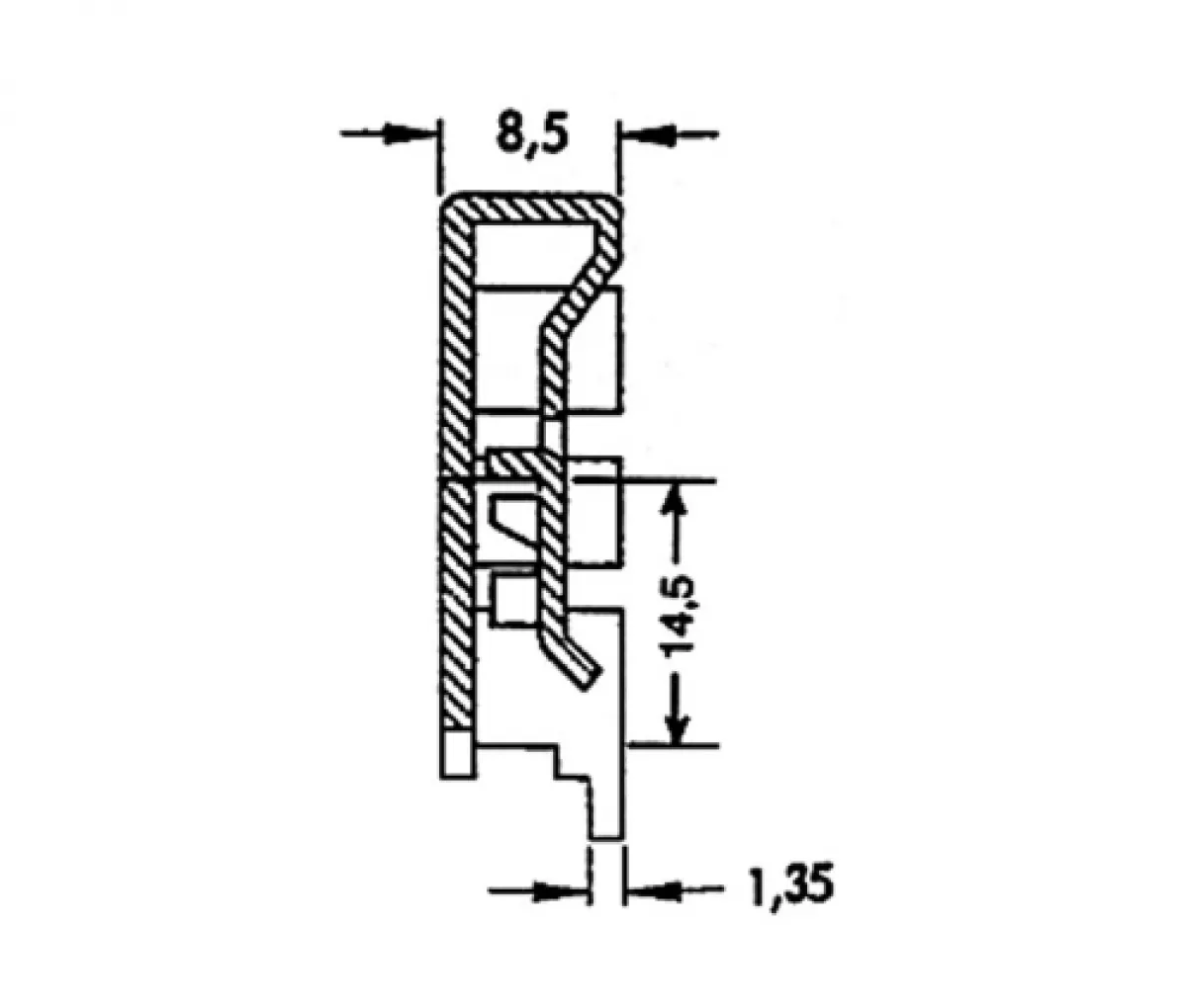 Kühlkörper Aufsteckkühlkörper für Transistor TO-220 18K/W