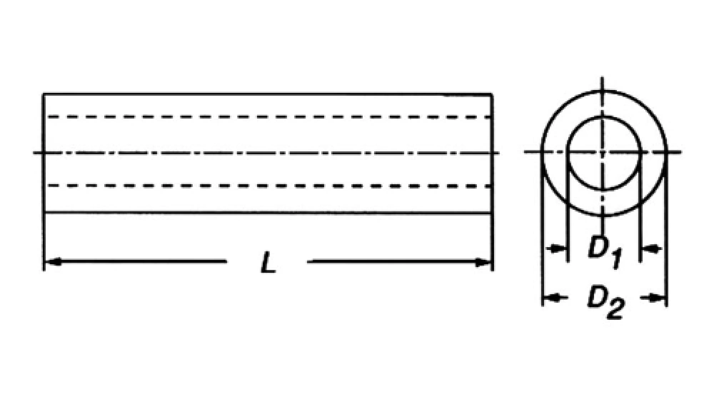 Distanzstück Abstandshalter Kunststoff 6mm